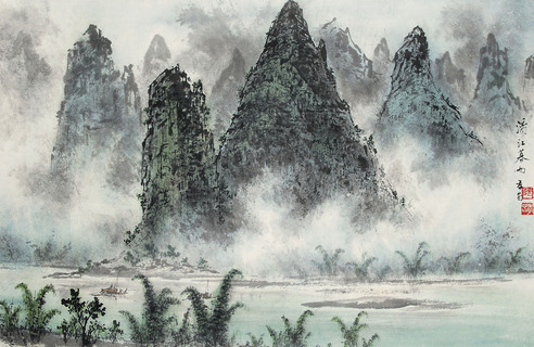 陶孝昌 山水