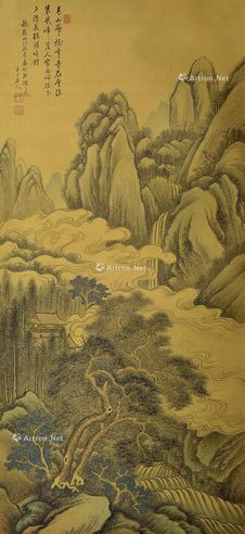 萧逊 山水