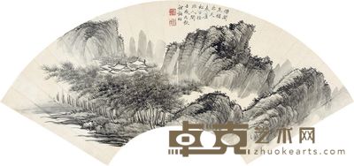 孙诵昭 苍松阁楼 19×55cm