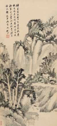 顾沄 水榭听泉