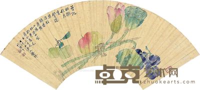 张槃 花果图 16×48cm