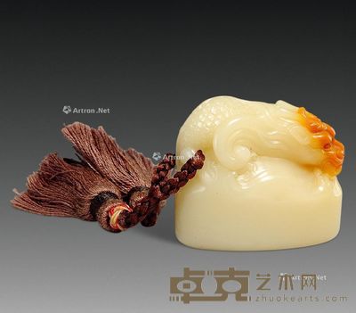 巧色汶洋鳌龙椭圆章 4.5×2×4.2cm