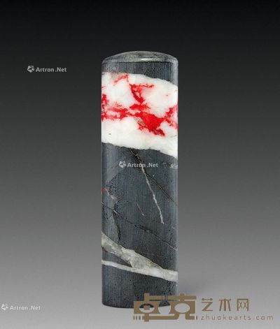 昌化刘关张鸡血章 2.1×1.1×7cm