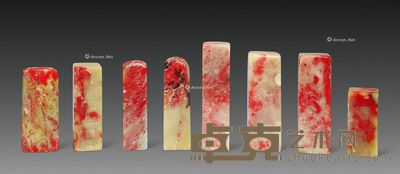 昌化软地鸡血章 (八方) 尺寸不一