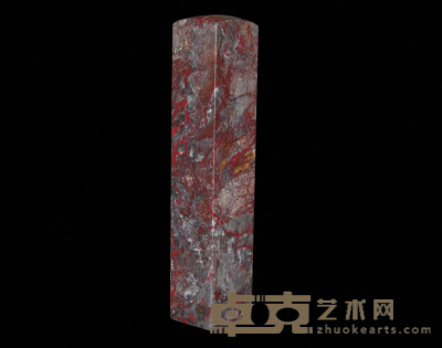 昌化鸡血石印章 H:13.8cm