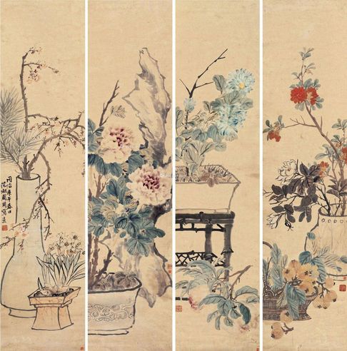 周闲 花果