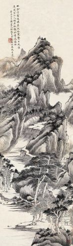 楼辛壶 松阴青霭