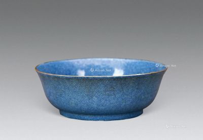 蓝釉小碗