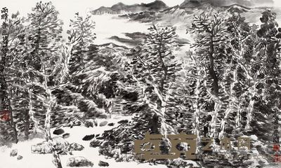 秦晖 雨晴春色 41×69cm