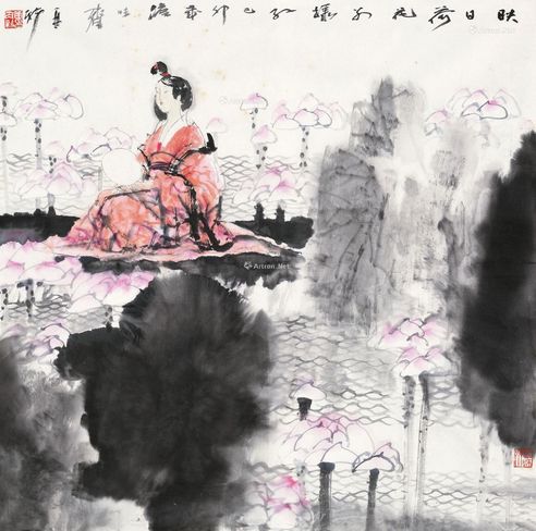 苗再新 映日荷花别样红