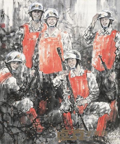 苗再新 训练后 69×57cm