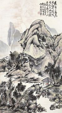 蒲华 敬亭山