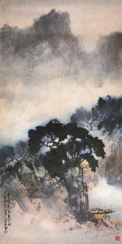 赵少昂 山水