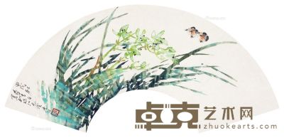 周彦生 兰香引蝶 25×51cm