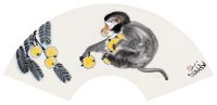 李燕 猴子摘枇杷