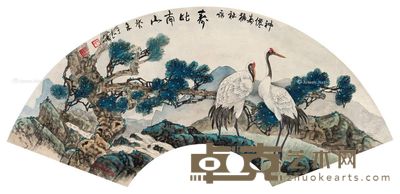 于长胜 鹤寿松龄 29×61cm