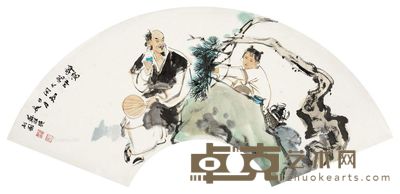 苏维贤 醉酒图 29×61cm