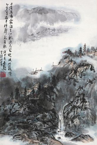 吴静山 山水