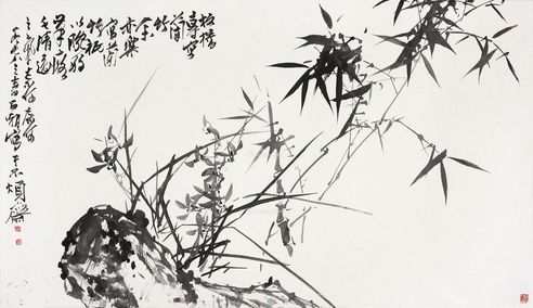 刘昌潮 兰竹图
