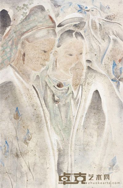 潘汶汛 飞鸟时代之一 97×63.5cm