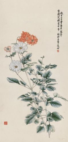 黄士陵 菊花