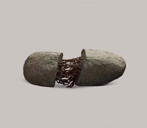 隋建国 结构系列—石链子 花岗岩