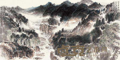 许钦松 溪古琴音 68.5×137.5cm