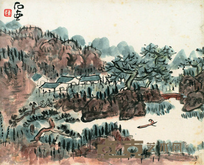 陈子庄 小景 21.5×26.5
