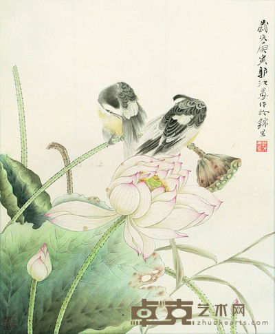 郭汝愚 鸟 51×43