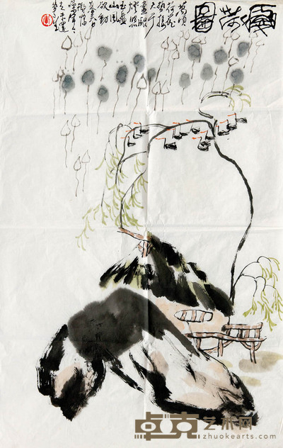 李华生 夏荷图 58×43