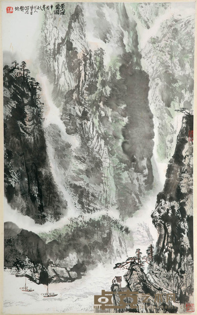 李华生 巫山烟雾图 96×59