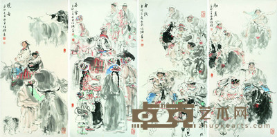 徐恒瑜 春夏秋冬 70×35×4