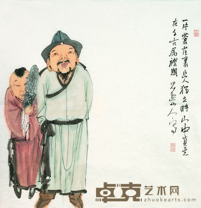 吴浩 人物 58.5×59.5