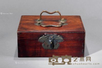 清 红木提盒 24×17.5×10cm