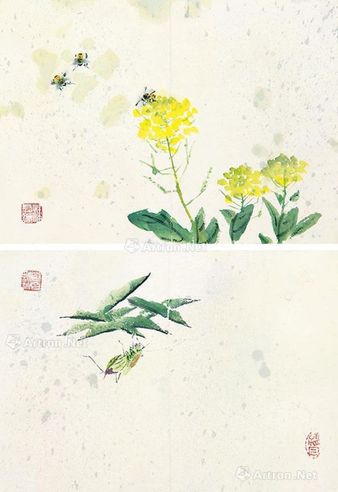 潘君诺 花卉草虫