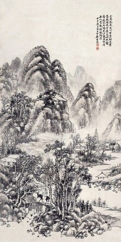 樊浩霖 疏林晚归