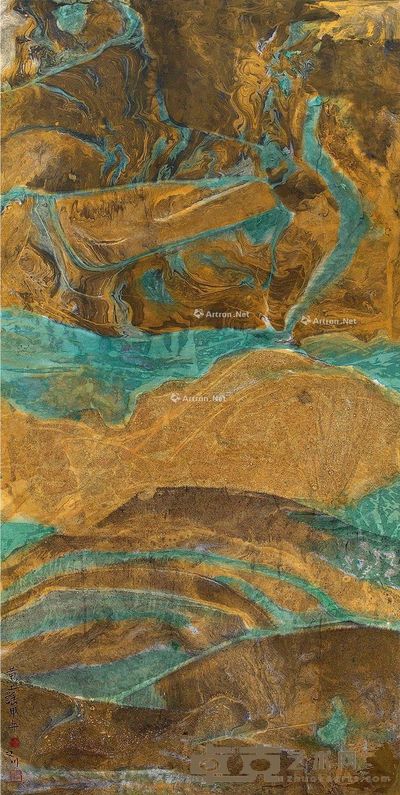 陈帆 黄土谣 137×69cm