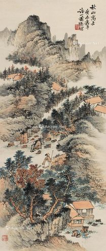 萧逊 秋山高士