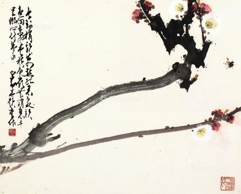赵少昂 春到梢头
