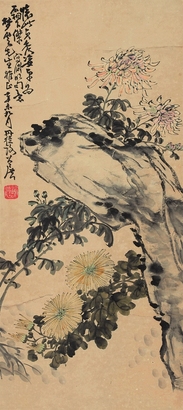 谢公展 菊花