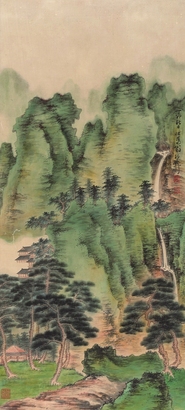 谢稚柳 山水