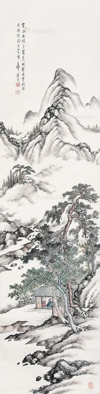 香村老人 山水