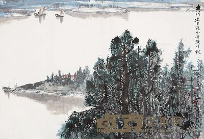 刘道广 山水 62×90cm