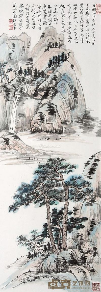 张蔚星 山水 96×35cm
