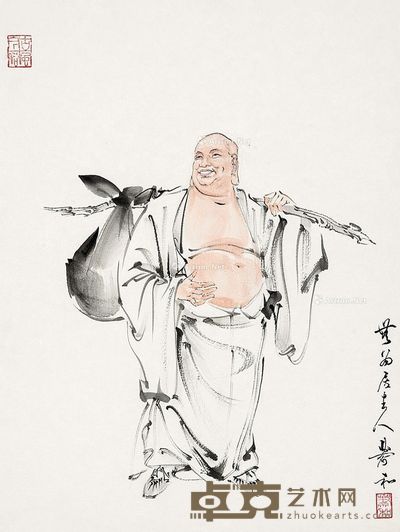 萧和 人物 41×32cm