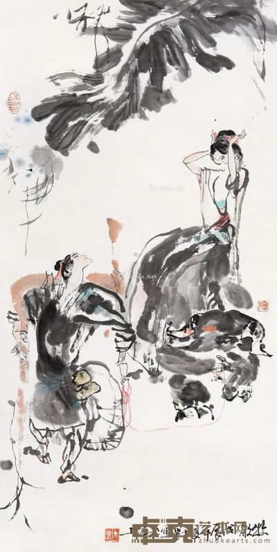 施大畏 人物 69×48cm