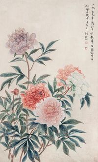 陆抑非 花卉