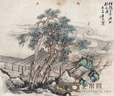 王昌 山水 28×34cm