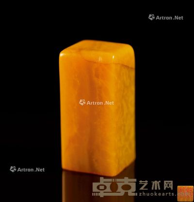 田黄印章 长2.5cm;宽2.5cm;高5cm