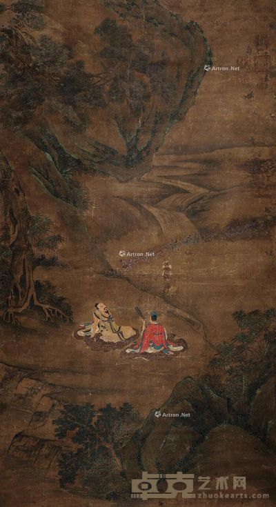 张之万 山水 27×36.5cm×12